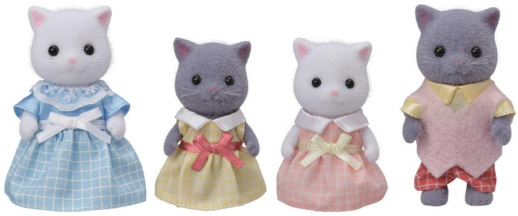 Sylvanian Families rodina perských koček set 4 figurky v krabici