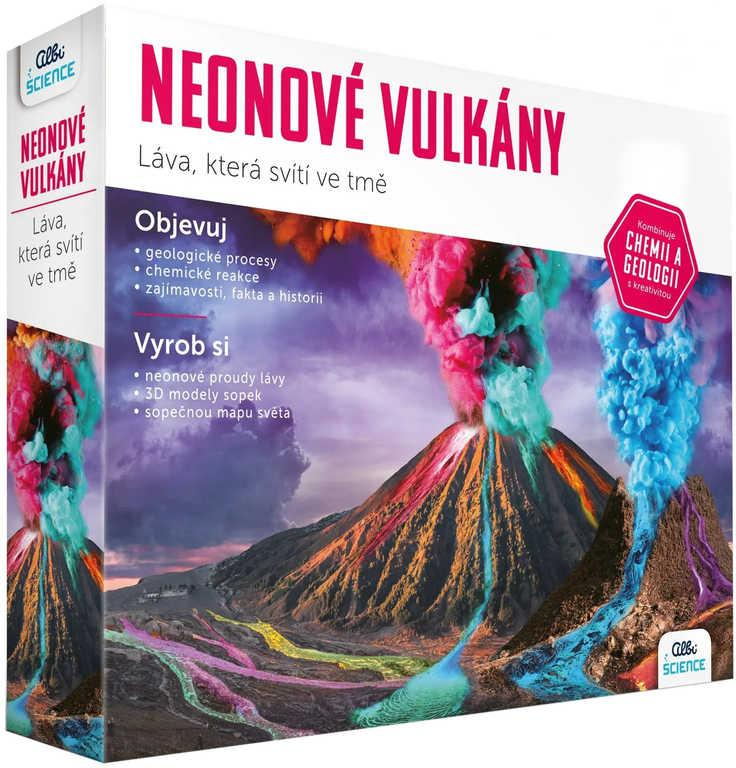 ALBI Science Neonové vulkány experimentální vědecký set pro děti