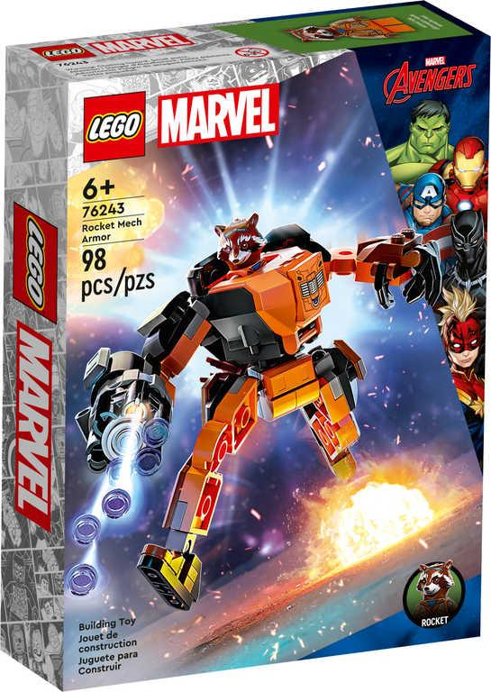 LEGO MARVEL Avengers: Rocket v robotickém brnění 76243 STAVEBNICE