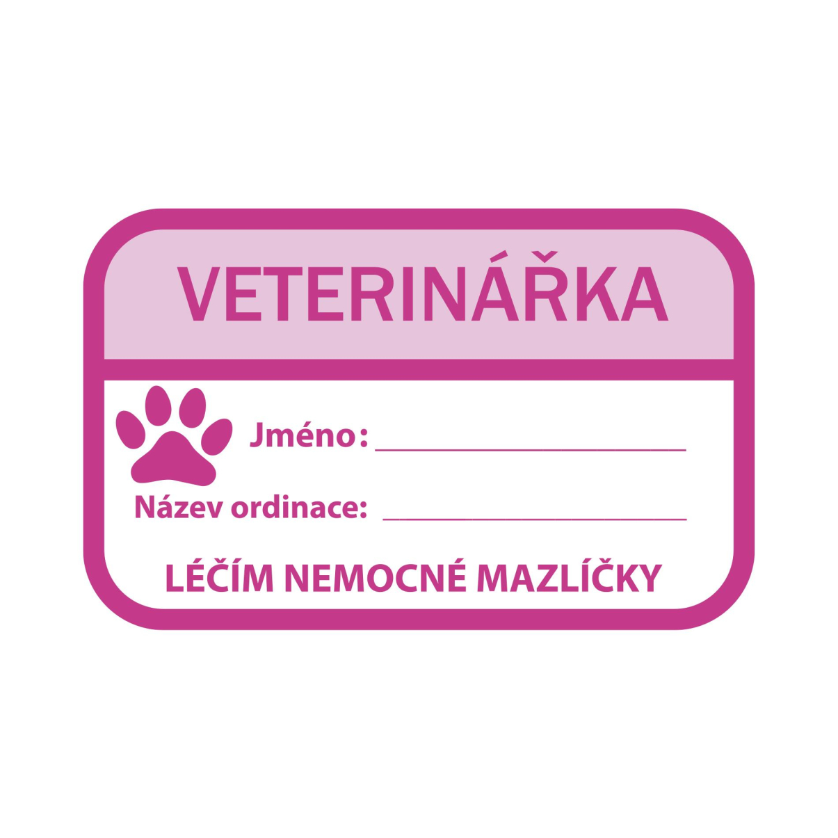 Dětský kostým veterinářka - český potisk (S)