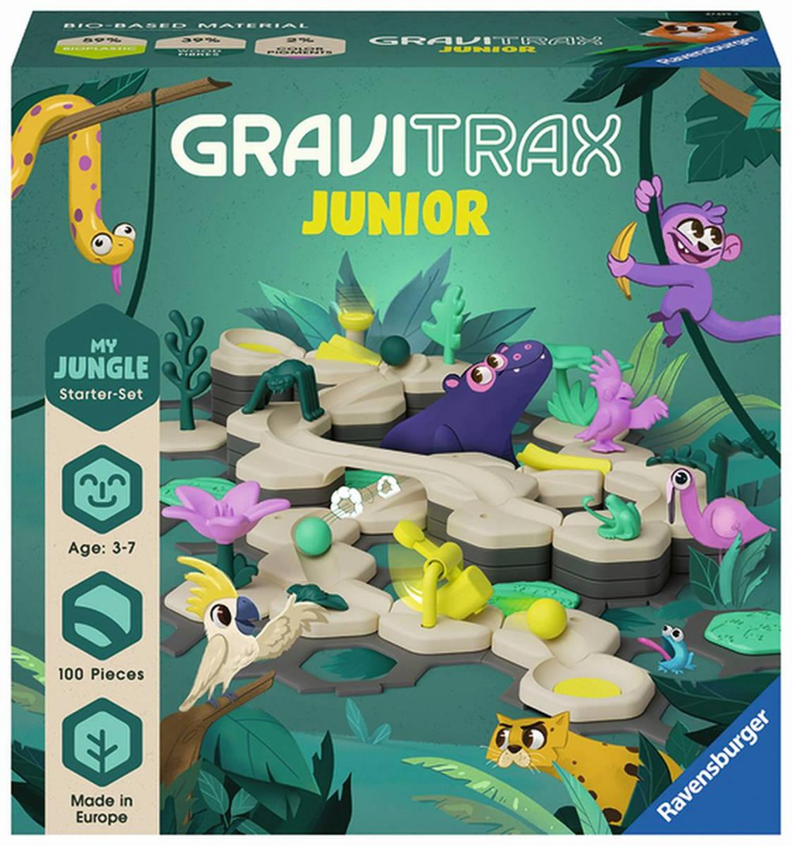 RAVENSBURGER Stavebnice GraviTrax Junior Startovací sada Džungle koulodráha